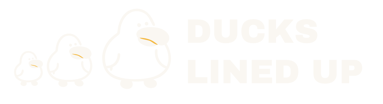 Ducks Lined Up